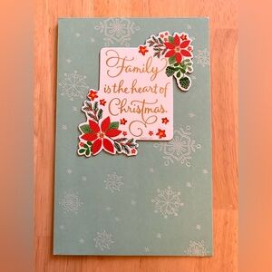 ⭐️BOGO // Christmas Card (Family is the Heart of Christmas)